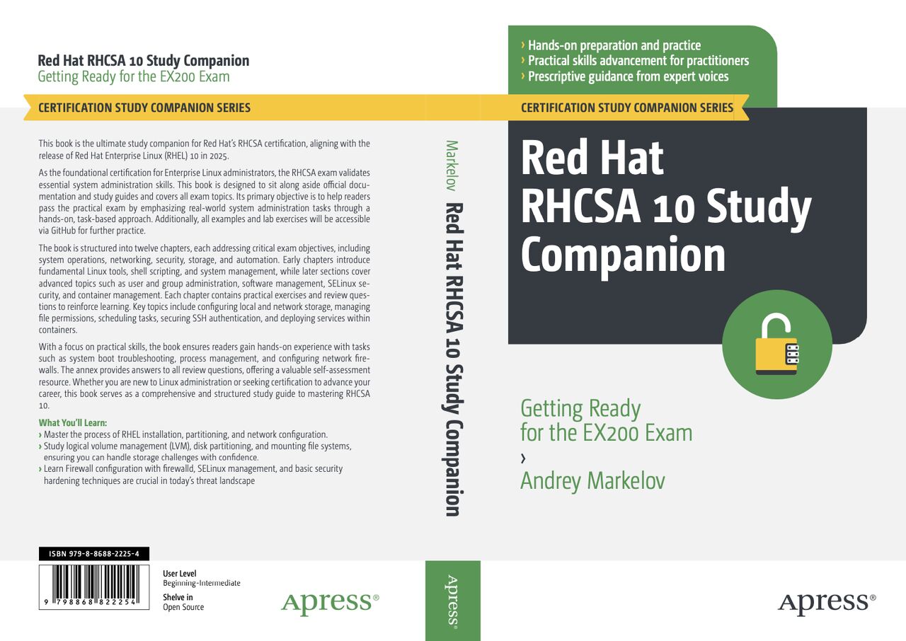 RHCSA 10 Study Companion — pre-orders open